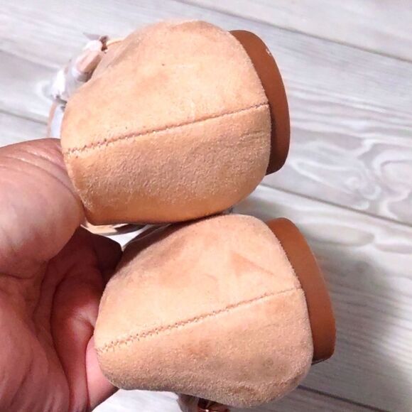 (27-3029) COUTGO Women's Pointed Toe Flats Buckle Faux Suede Sz 5.5 - Picture 10 of 12